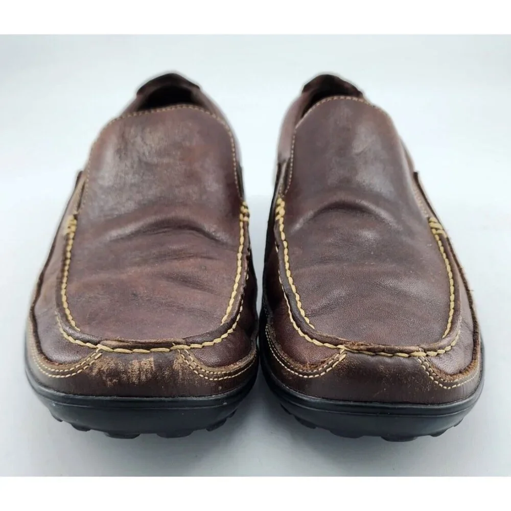 Cole Haan Brown Leather Tucker Venetian Slip-On Loafers Shoe Men's Size 10M‎